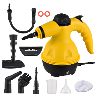 Máquina de limpieza a vapor amarilla